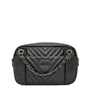Chanel Camera Bag Black Calfskin GHW