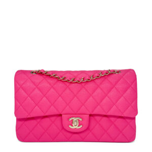 Chanel Classic Medium Caviar Hot Pink GHW