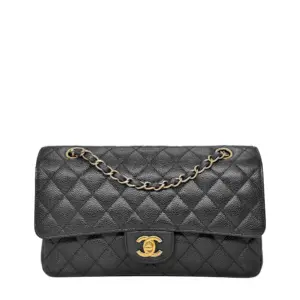 Chanel Classic Medium Black Caviar GHW